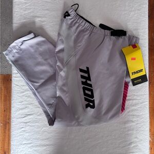 Women’s Thor NWT Sector 22 Motocross Pant Grey Size 7/8